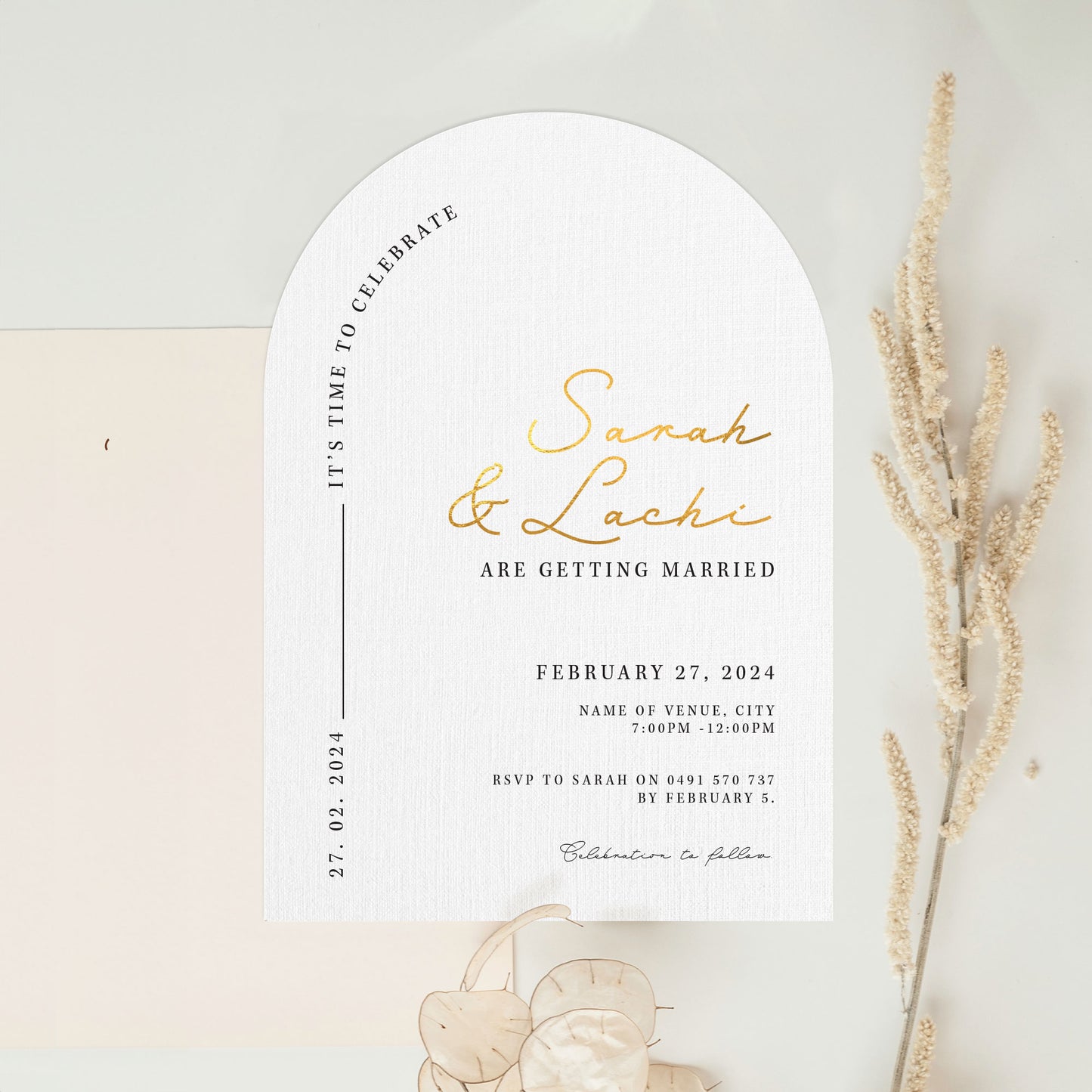 Simple Arch Invite